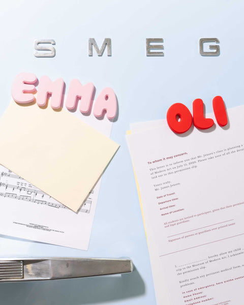 Customisable Bubble Letter Fridge Magnets