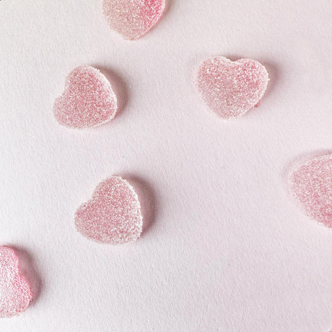 Gummy Sugar Heart Shoe Charms | Gummies Sweets Candy Hearts Charm for Shoes