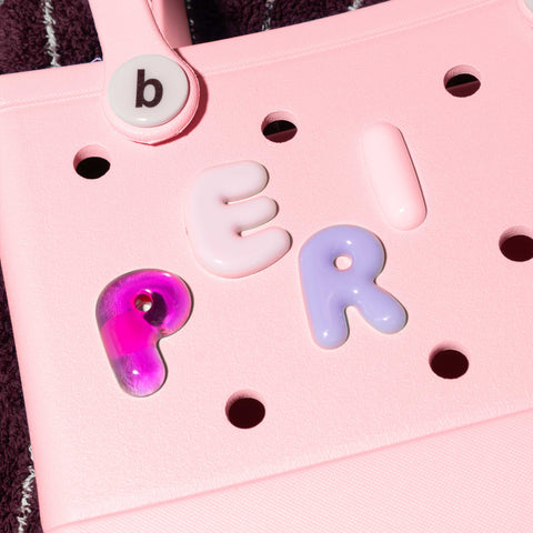 Customisable Bubble Letter Bogg Bag Charms