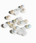 Pearl Shoe Charms in Ivory Aurora