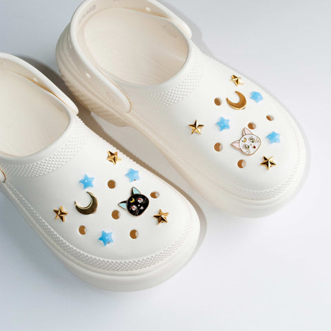 Sailor Moon R Cats Inspired Shoe Charms Set